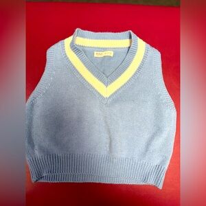 Junior’s light blue sweater vest